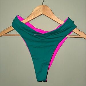 Green and Pink Bikini Bottom